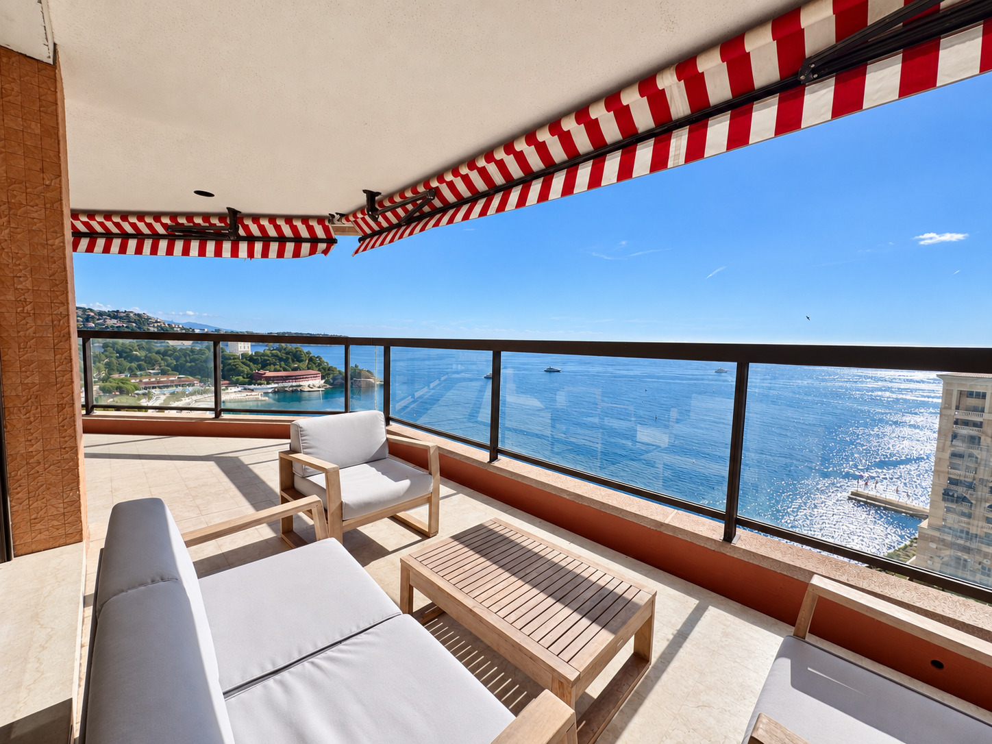 Monte Carlo Sun – Superbe 4 pièces avec vue mer panoramique