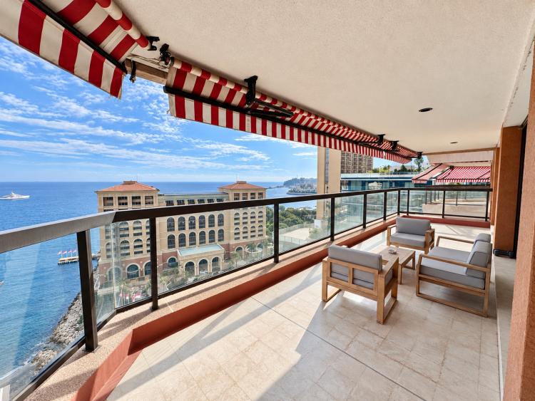 Monte Carlo Sun – Superbe 4 pièces avec vue mer panoramique