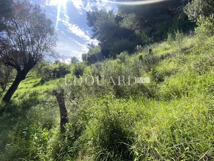 Joli terrain non constructible de 3.063 m² avec accès direct et vue panoramique jusqu'à la mer