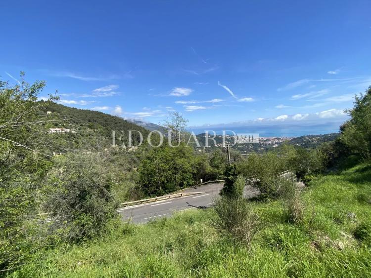 Joli terrain non constructible de 3.063 m² avec accès direct et vue panoramique jusqu'à la mer